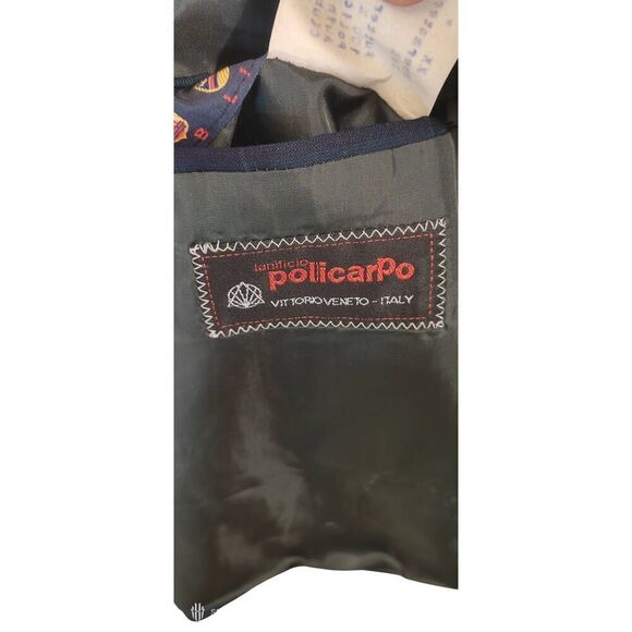 Desch Men's Italian Wool Double Breasted Tartan Plaid Sport Coat Size 44 Regular - Picture 5 of 13